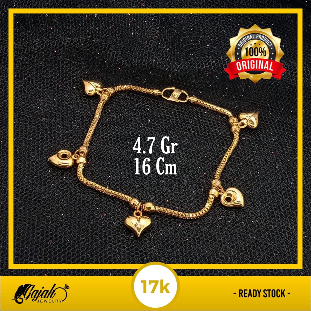 Gelang Emas 17K - 4.7 Gr Kadar 750 - 4562