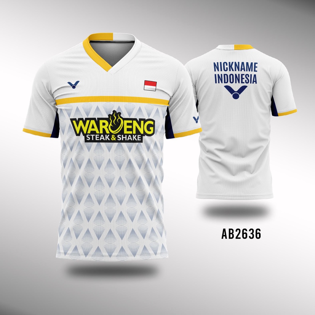 Jersey Baju Badminton Indonesia All England 2023 - Victor T-5501 A Ada Ukuran Jumbo