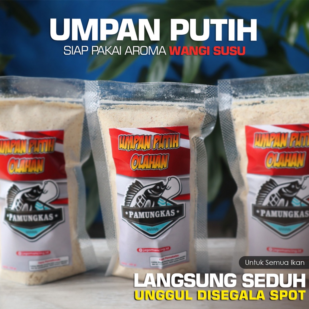 [BISA COD] UMPAN PUTIH MANCING IKAN MAS SIAP TEMPUR