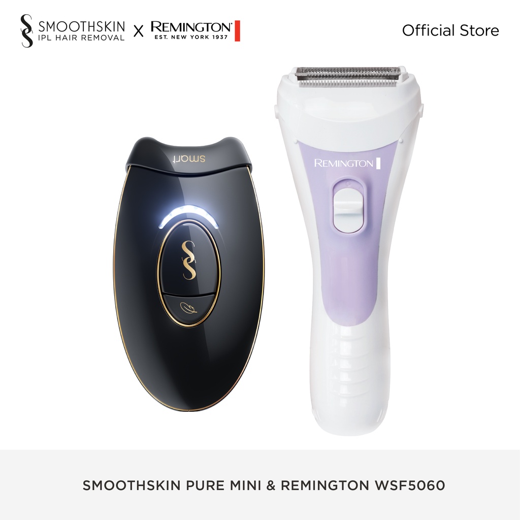 Paket SmoothSkin IPL Hair Removal Pure Mini - Remington Lady Shaver