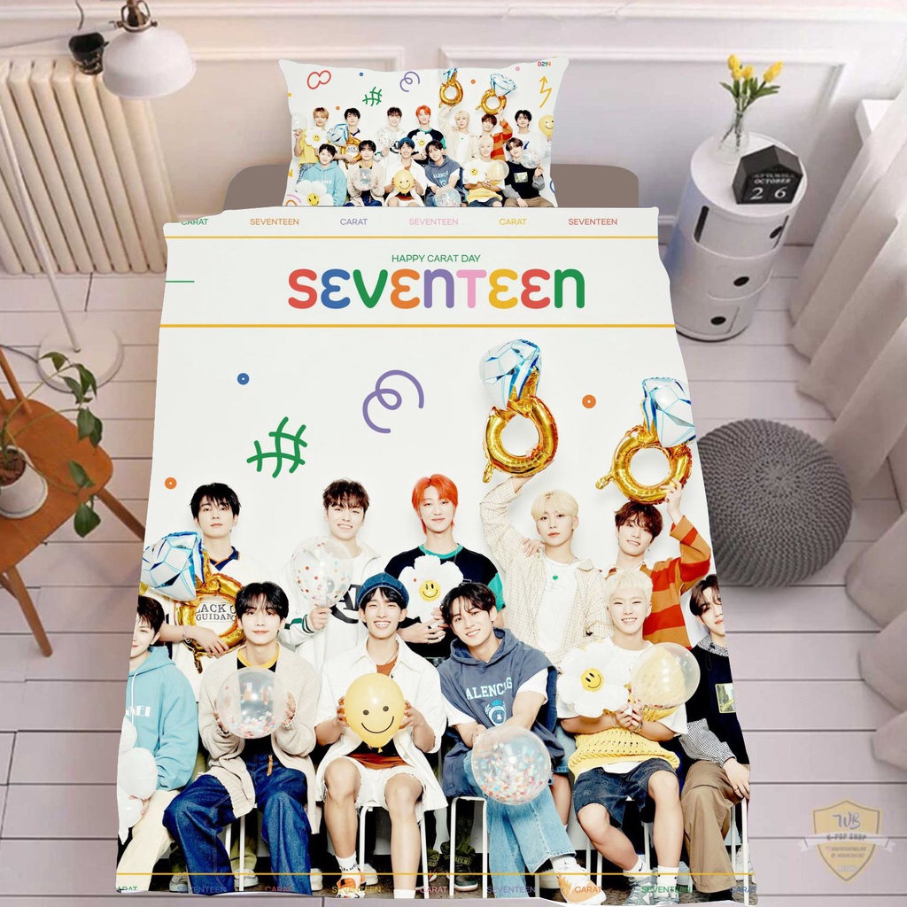 SEVENTEEN Selimut SEVENTEEN &amp; bisa CUSTOM