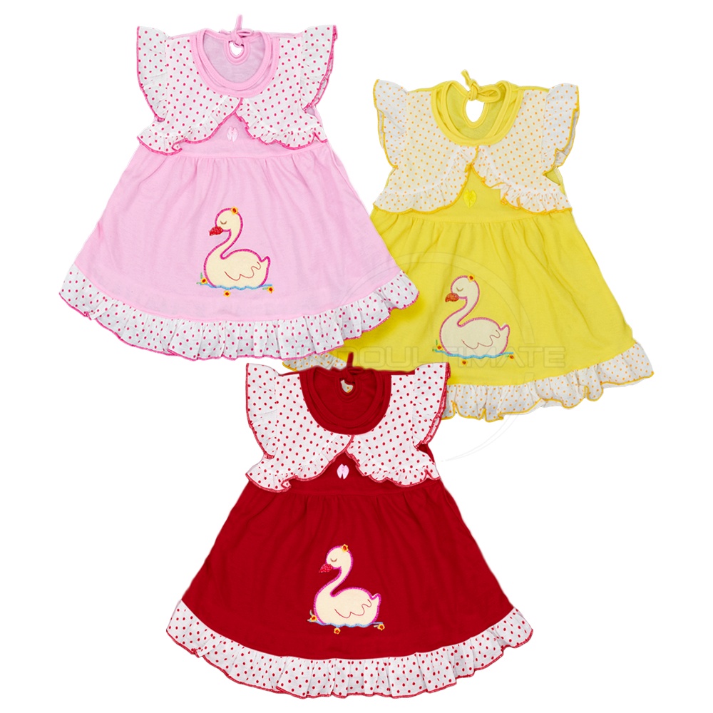 Dress Bayi Perempuan Pakaian Pesta Bayi Balita Perempuan PLANET KIDZ Baju Bayi Perempuan Rok Bayi Tutu Setelan Bayi Perempuan Baru Lahir Baju Terusan Bayi Newborn Baju Anak Perempuan TRS-192
