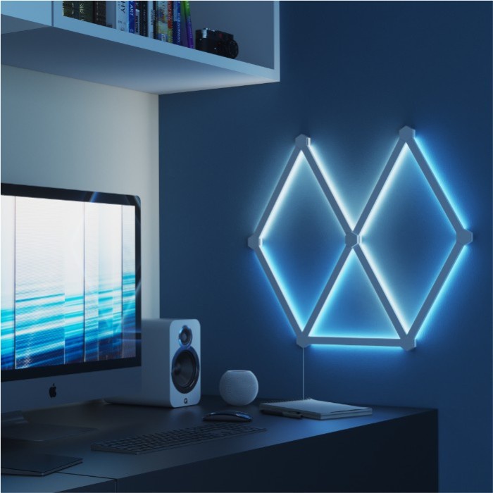 Nanokreasi Lines Starter Kit | Lampu Dinding | Lampu Kerja | Lampu DJ Streaming Gaming