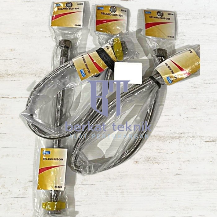 IGM Selang flexibel stainless anyam 40 cm wastafel shower sink