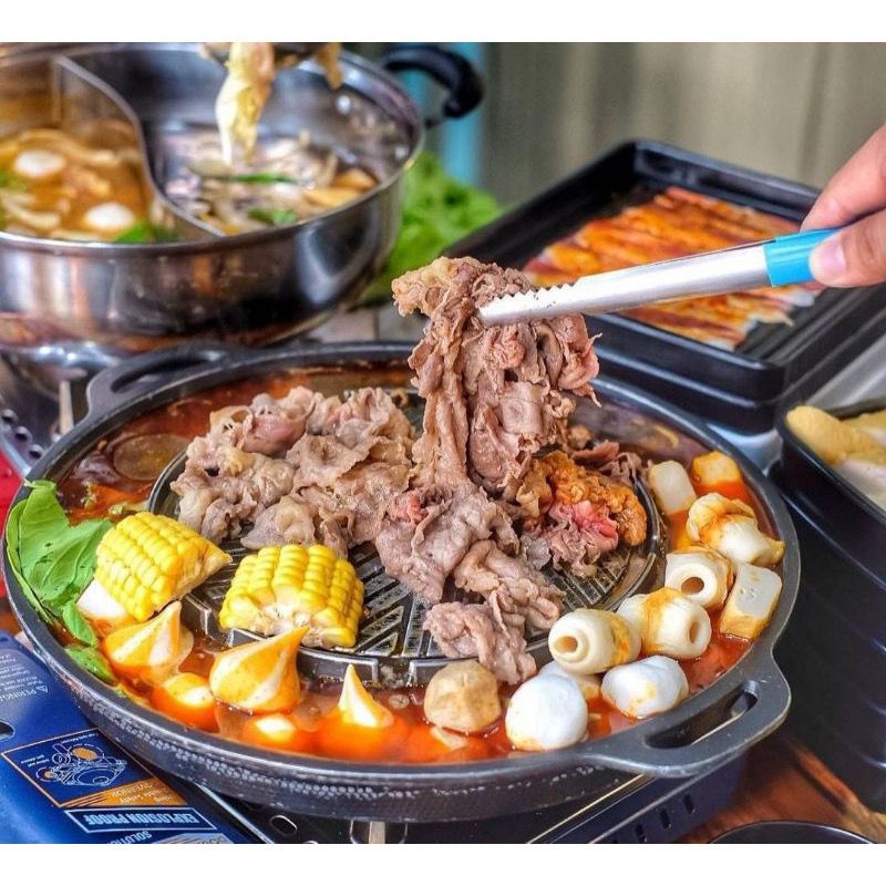 Panggangan BBQ Grill Plate • Panci Shabu 2in 1