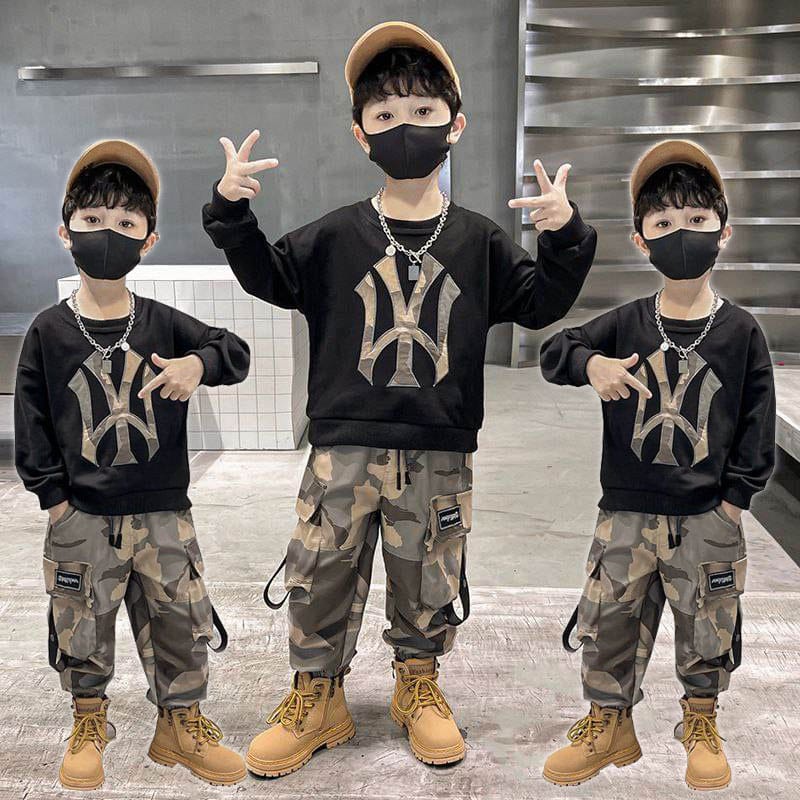 Setelan Anak Laki Laki PREMIUM Korean Army Fashionable