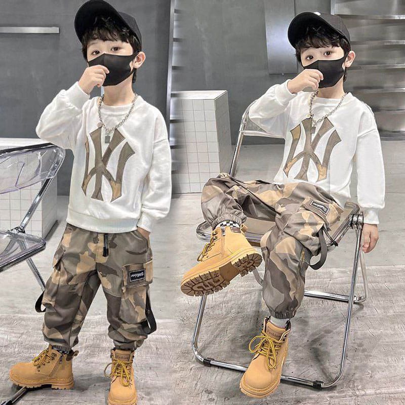 Setelan Anak Laki Laki PREMIUM Korean Army Fashionable