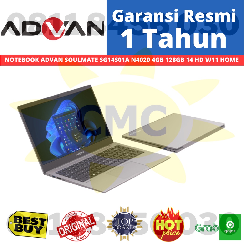 ADVAN Soulmate SG14S01A N4020 4GB 128GB 14 HD W11 Home