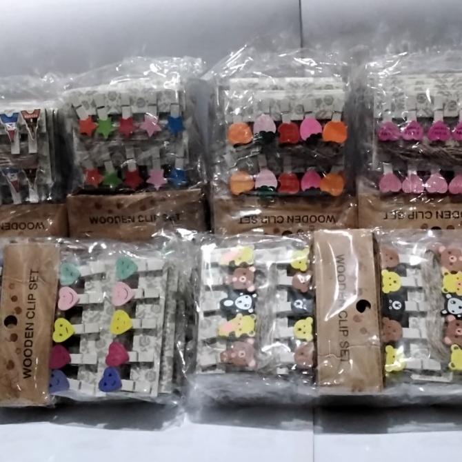 '+'+'+'+] Jepitan kayu kecil fancy