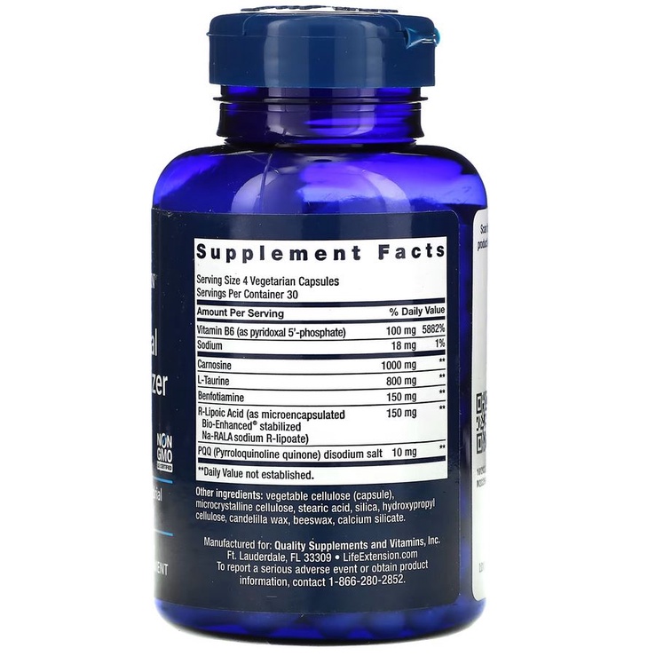 Life Extension Mitochondrial Energy Optimizer with PQQ 120 Cap Ori USA