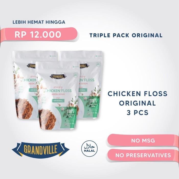 

[Premium] Grandville Abon Ayam Crunchy Triple Pack Original 093