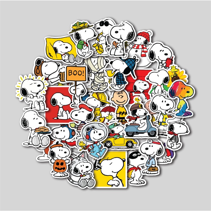 

Terlaris Sticker Pack Snoopy Stiker Tumbler Laptop Sticker Koper Helm