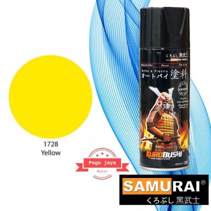 *#*#*#*#] samurai paint yellow kuning 1728 400ml cat semprot spray