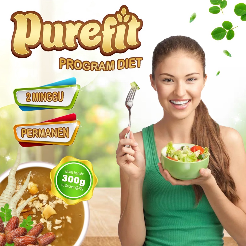 

PUREFIT Original Sereal Umbi Garut Solusi Atasi Asam Lambung Maag Gerd Diet Gizi Harian Paket Ringan 1 Box Sereal Umbi Garut Daun Kelor Alami 100% Original