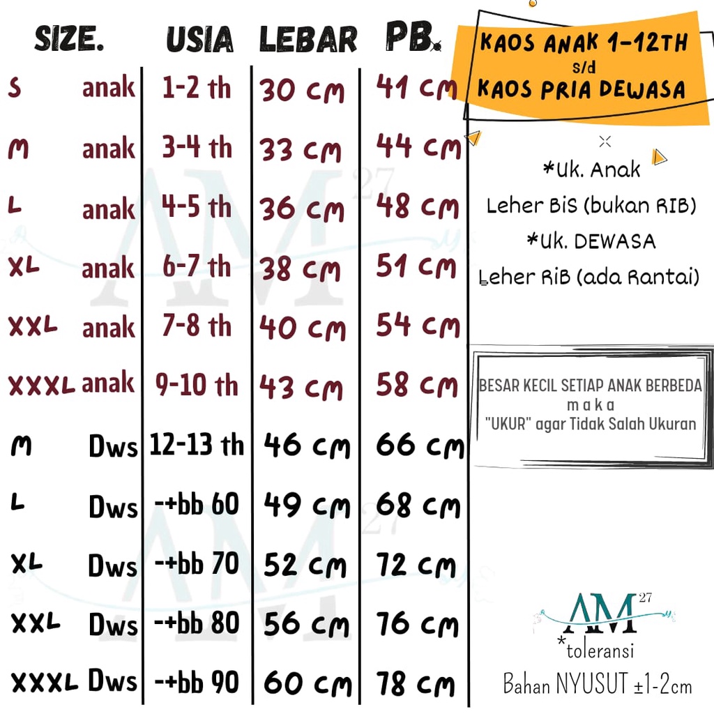 Baju kaos anak cewek 3-10 tahun motif CATLETTER