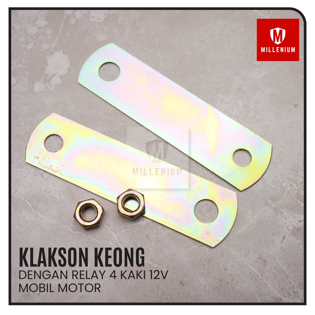 KLAKSON KEONG DCS BLACK TWIN TONE UNTUK MOBIL &amp; MOTOR 12V UNIVERSAL