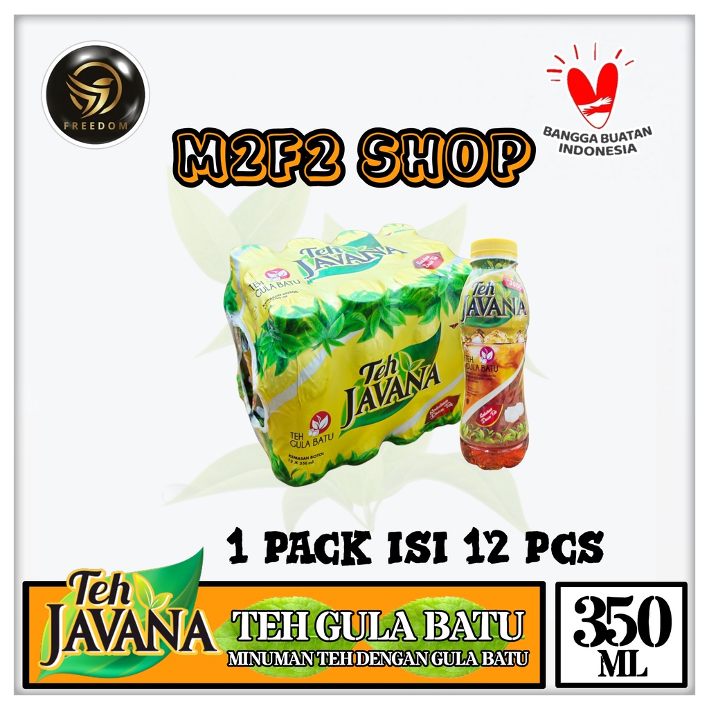 

Teh Javana Melati Gula Batu Botol Pet - 350 ml (Kemasan Pack)