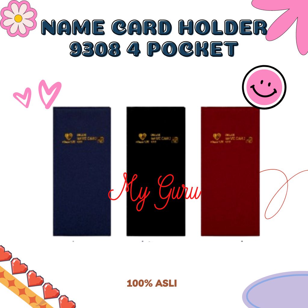 

[PCS] NAME CARD HOLDER 9308 4 POCKET / TEMPAT KARTU NAMA OLEAN CITY*