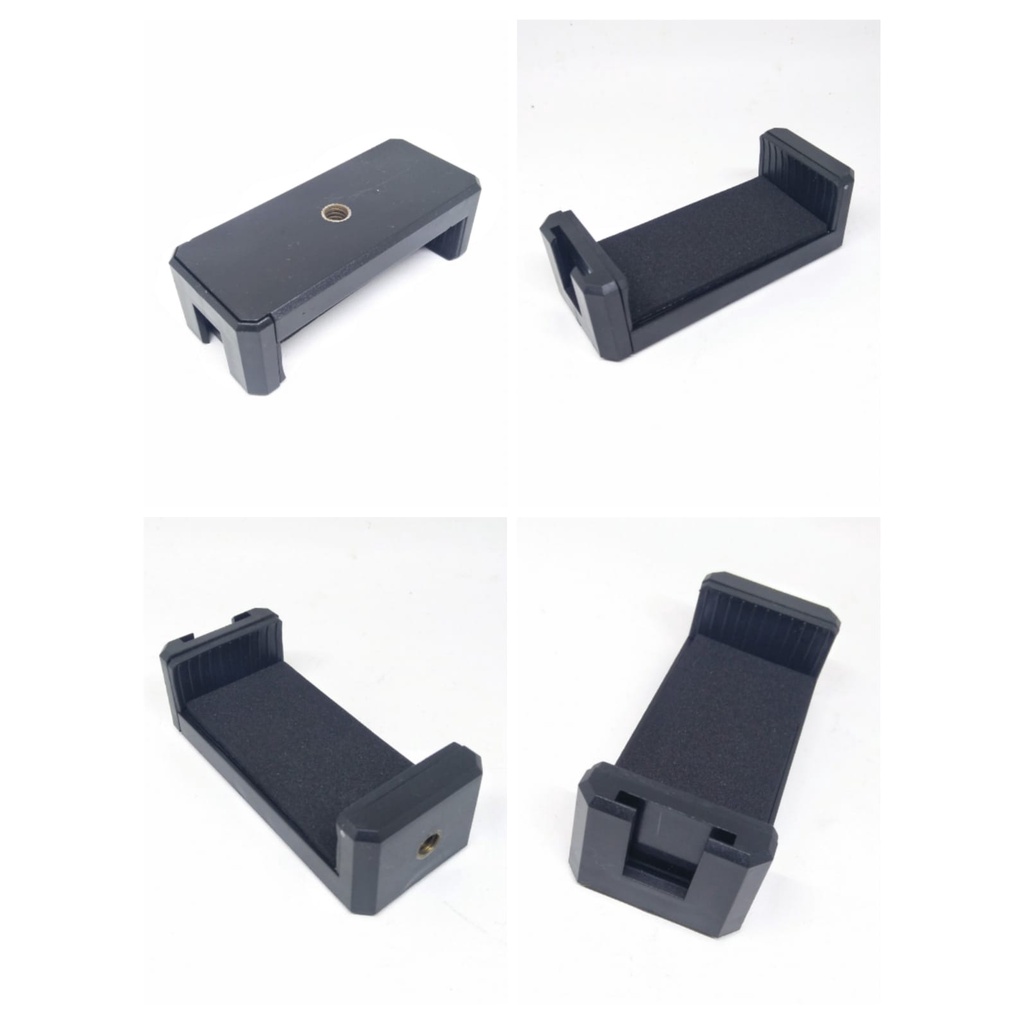 (NCS) [ COD ] HOLDER G Holder HP U TEBAL 2 Posisi Lubang Baut Clamp Tripod Tongsis