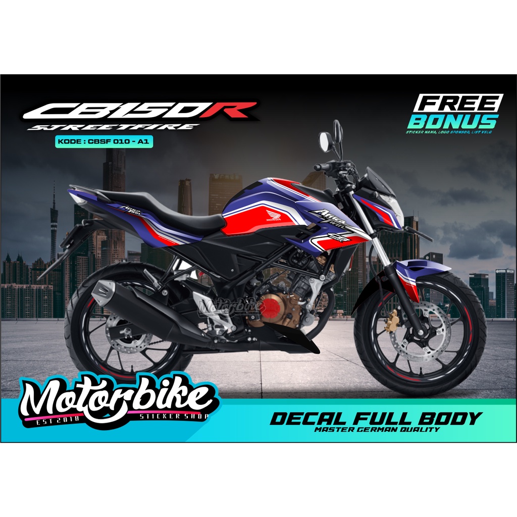 Decal CB 150R - Striping CB150R Decal CB150R Fullbody - Stiker CB 150 R Fullbody