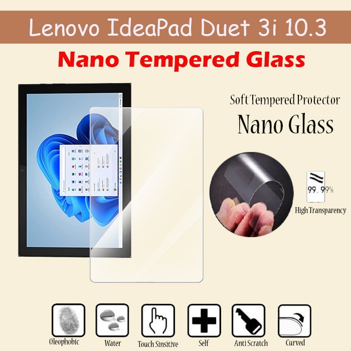 Lenovo IdeaPad Duet 3i 10.3 NANO TEMPERED GLASS ANTIGORES SCREEN GUARD