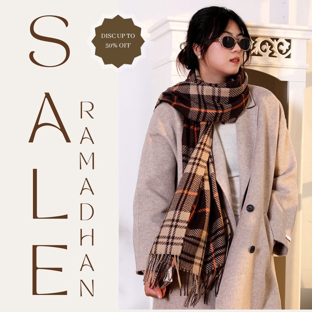 Syal Winter Scarf Cashmere Fashion Korea Unisex SC01