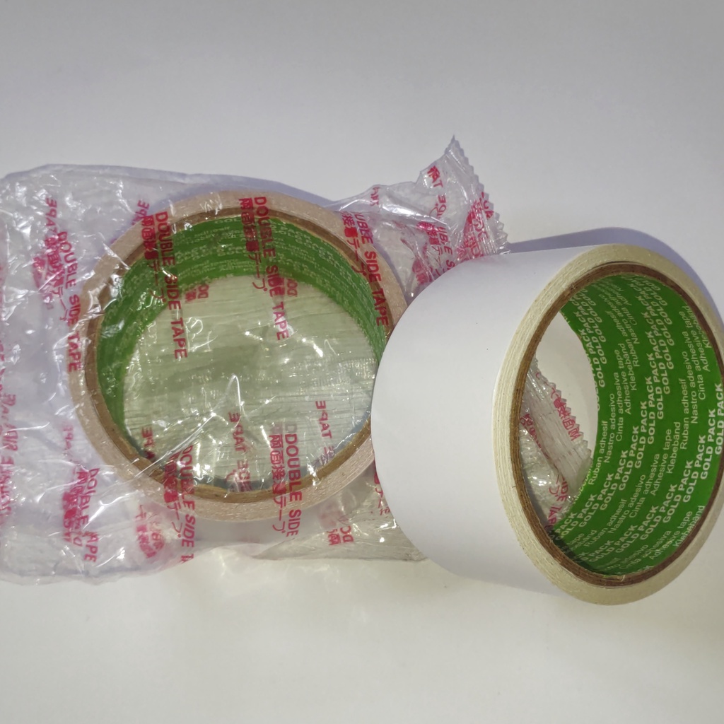 

Double Tape 2 Sisi Tebal Ukuran Besar 2 Inch Goldpack Hijau (1 Pcs)