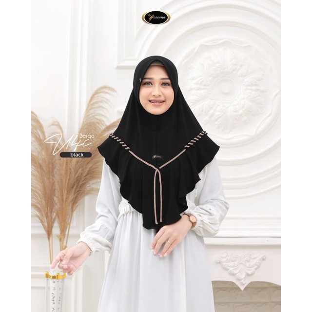 HIJAB BERGO INSTAN DEWASA / JILBAB JERSEY ULFI BY YESSANA