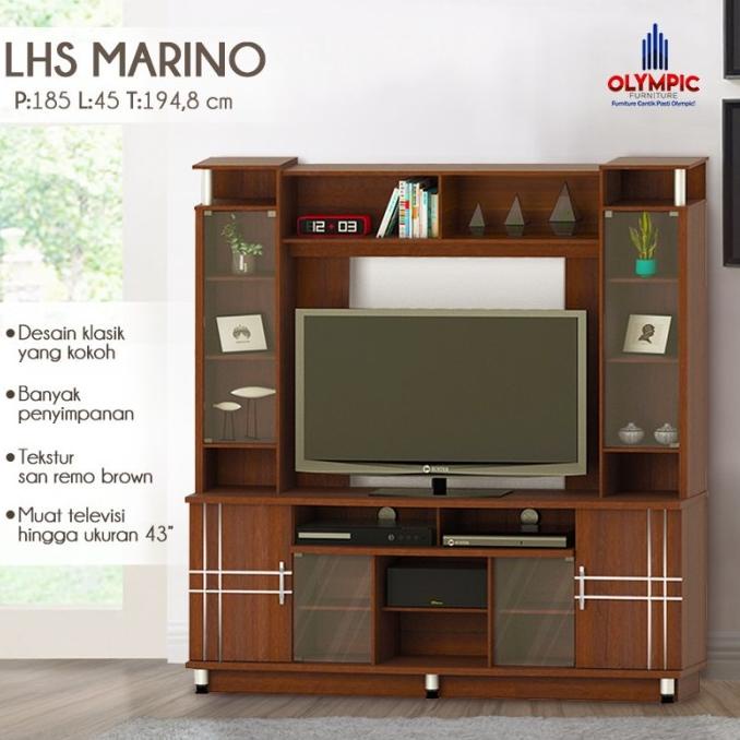LEMARI TV LHS NAVARO MARINO LEMARI HIAS BUFET TV TINGGI OLYMPIC EL09I09A82L