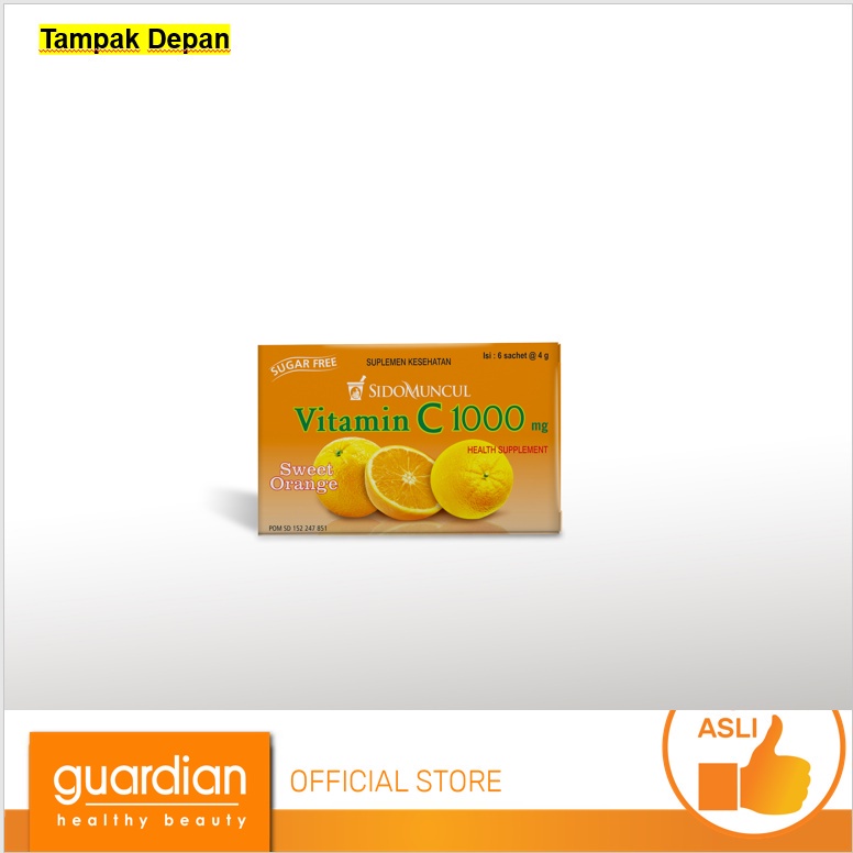 SIDO MUNCUL Vit C-1000 Orange 6S