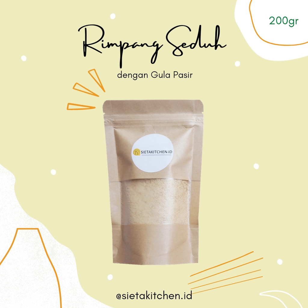 

*sietakitchen.id* 200gr Rimpang Seduh Kunyit, Jahe, Gula Pasir, Gula Aren