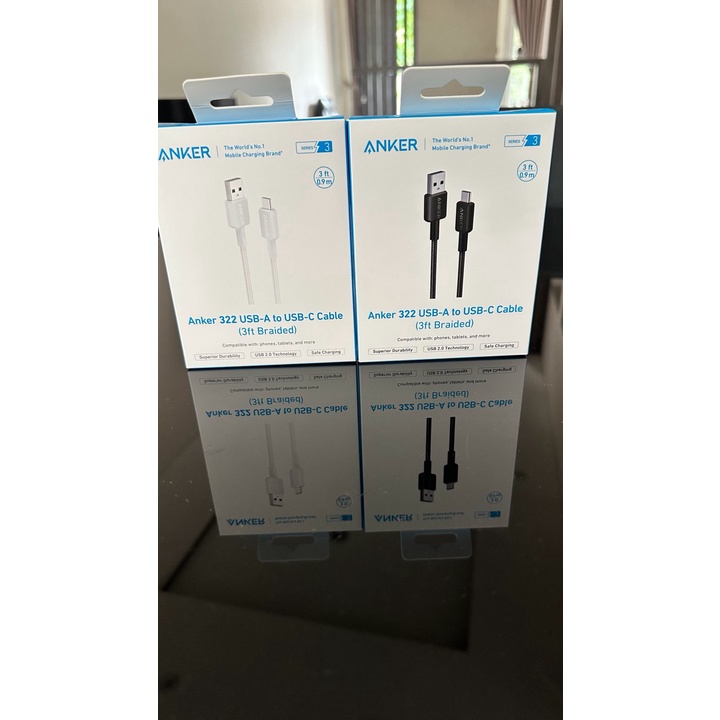 Anker kabel usb a to usb c 3ft original garansi resmi-anker 322