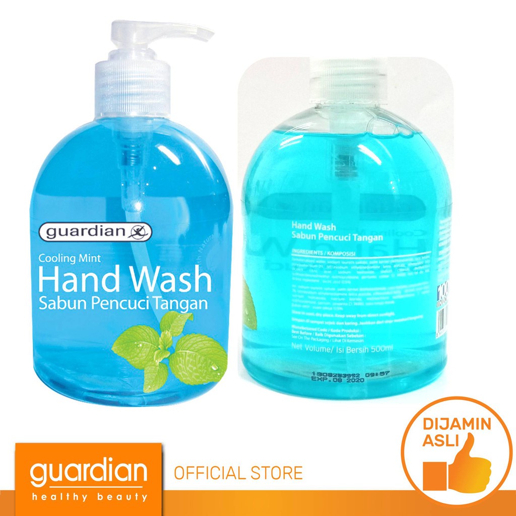 GUARDIAN Cooling Mint Hand Wash 500ml Sabun Cuci Tangan