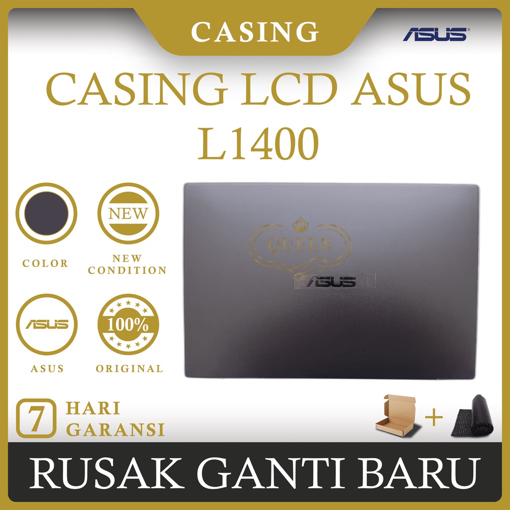 CASING COVER LCD LAPTOP ASUS L1400 ORIGINAL