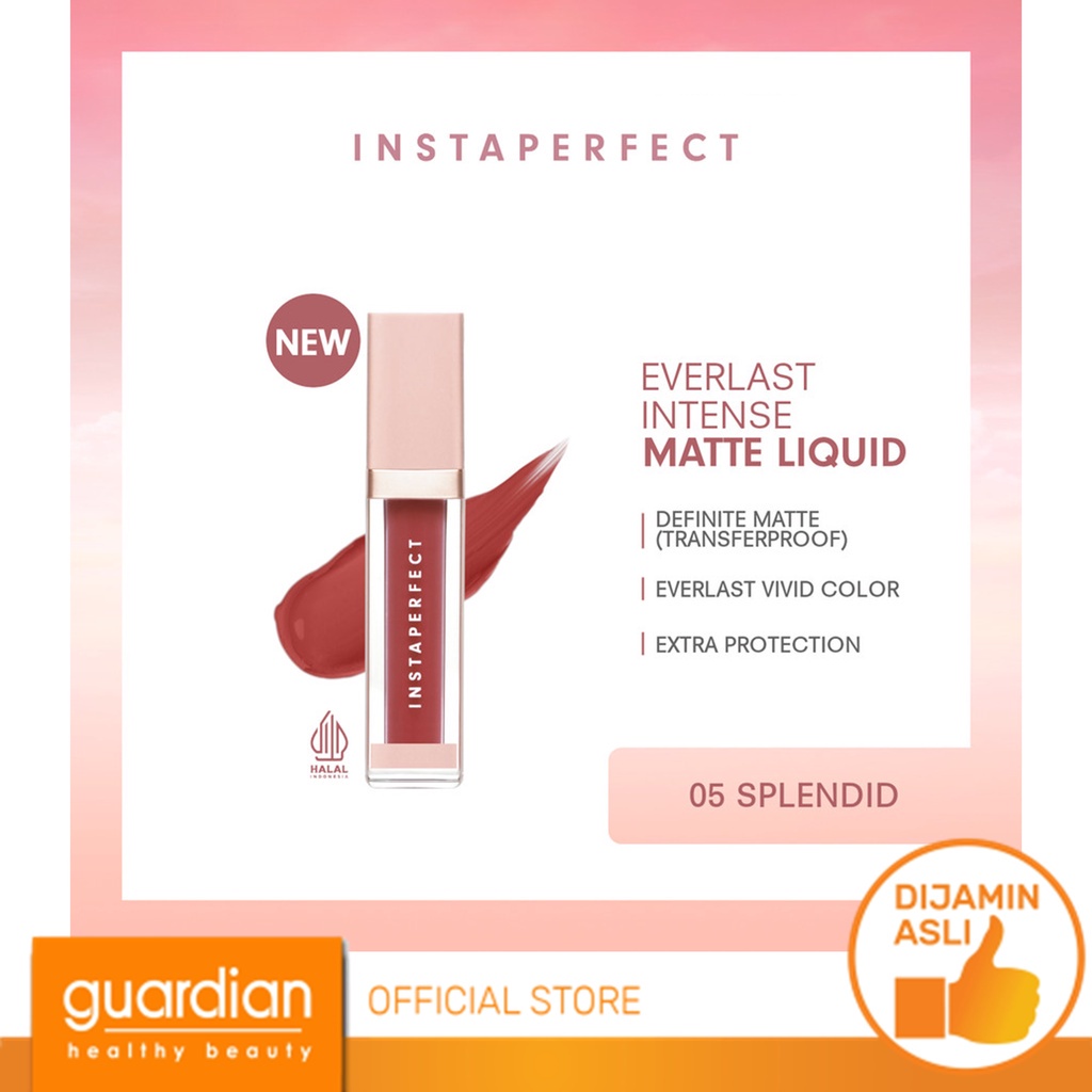 WARDAH INSTAPERFECT Everlast Intense Matte Liquid 4.2g Lip Cream - 05 Splendid