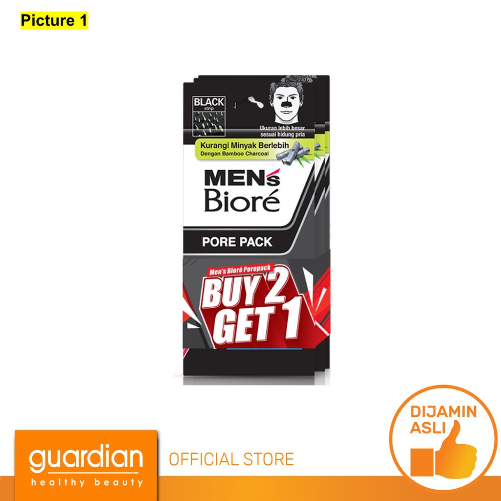 BIORE Men'S Pore Pack Black Value Pack