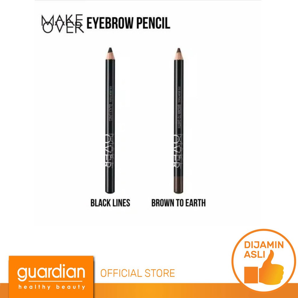 MAKE OVER Eyebrow Pencil Brown 1.14g