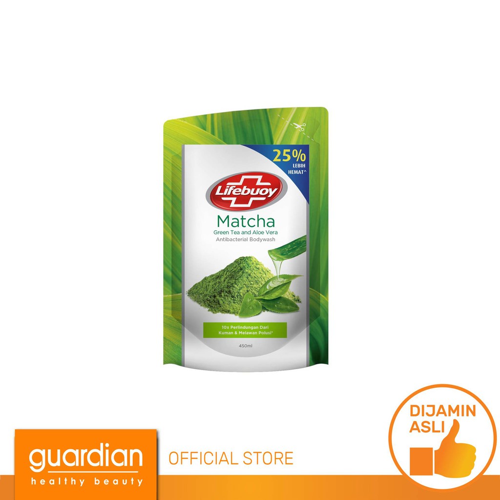 LIFEBUOY Body Wash Matcha Aloe Vera Ref 450ml