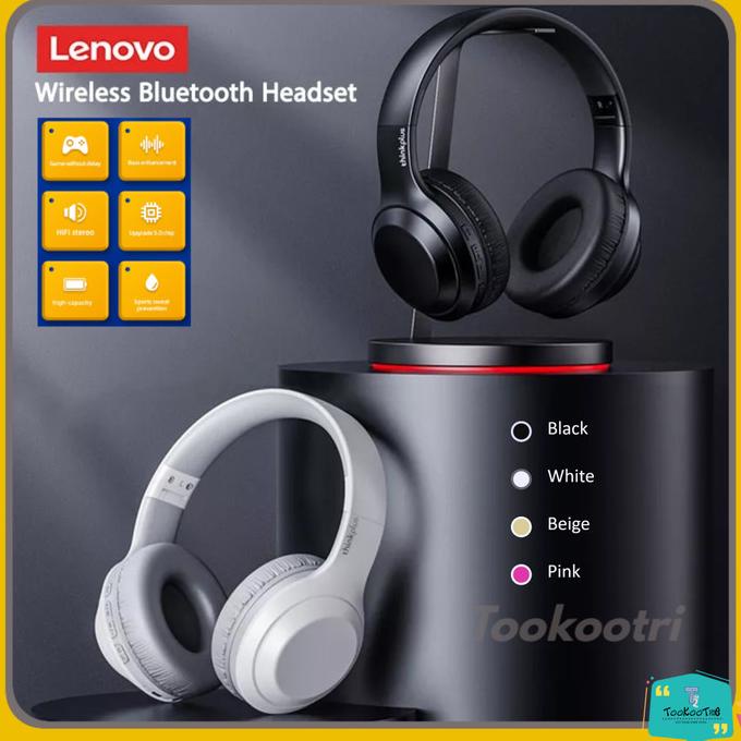 Lenovo Headphone Th10 Bluetooth Headset Wireless Earphone 5.0
