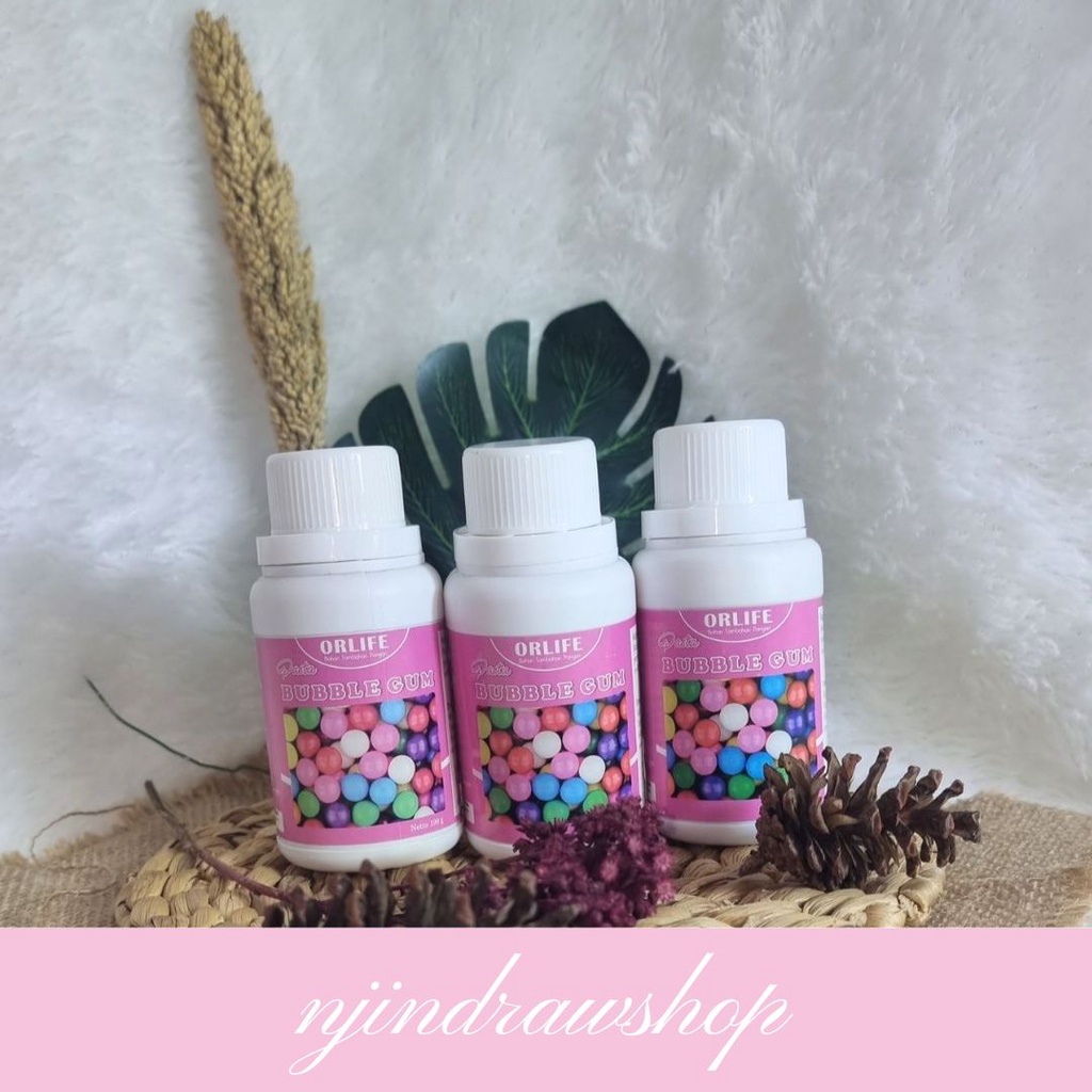 

Pewarna dan Perasa Makanan Minuman / Pasta Rasa Pink Bubblegum Atau Permen Karet Pink 100Gr Orlife