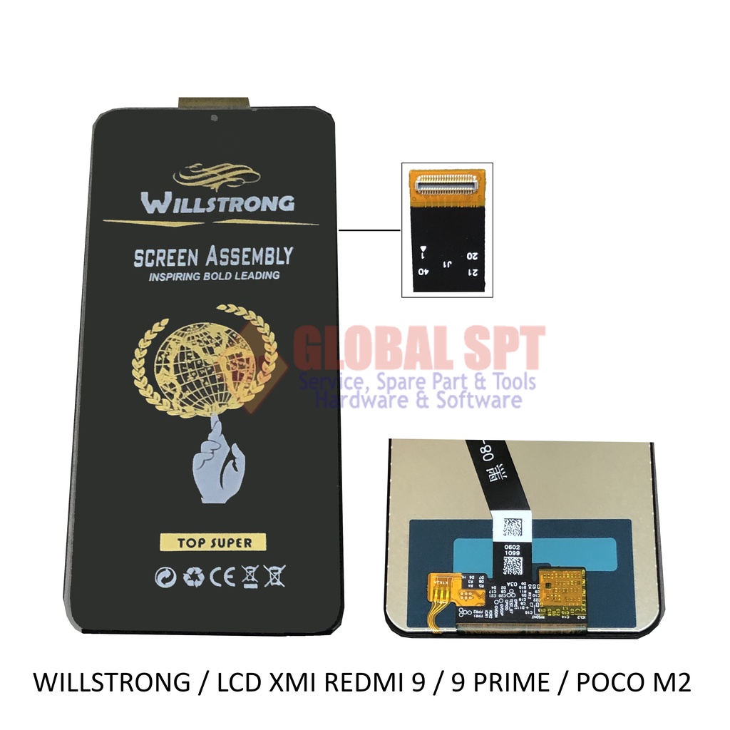WILLSTRONG / LCD TOUCHSCREEN XIAOMI REDMI 9 / POCO M2 / REDMI 9 PRIME