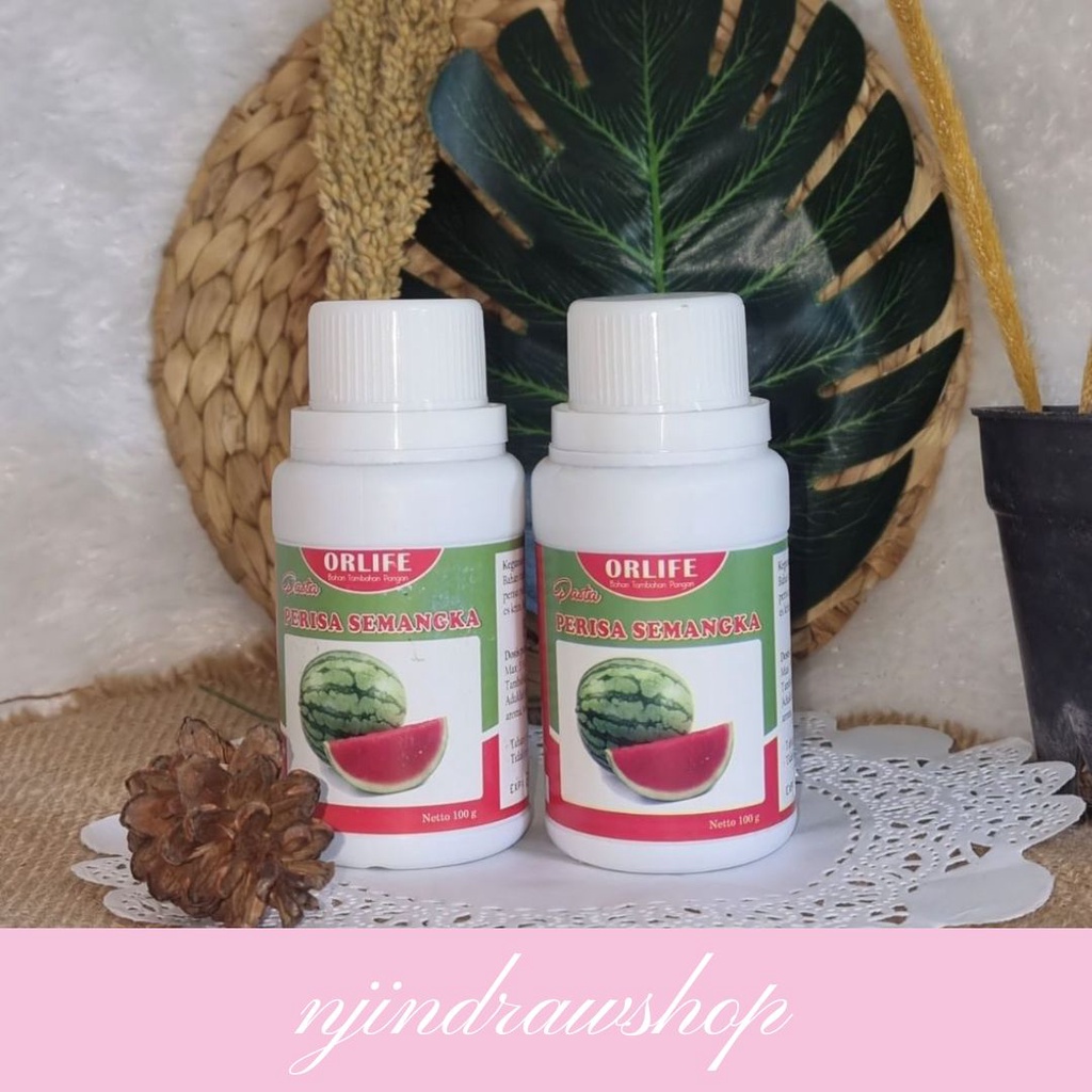 

Pewarna dan Perasa Makanan Minuman / Pasta Rasa Semangka 100 Gram Orlife