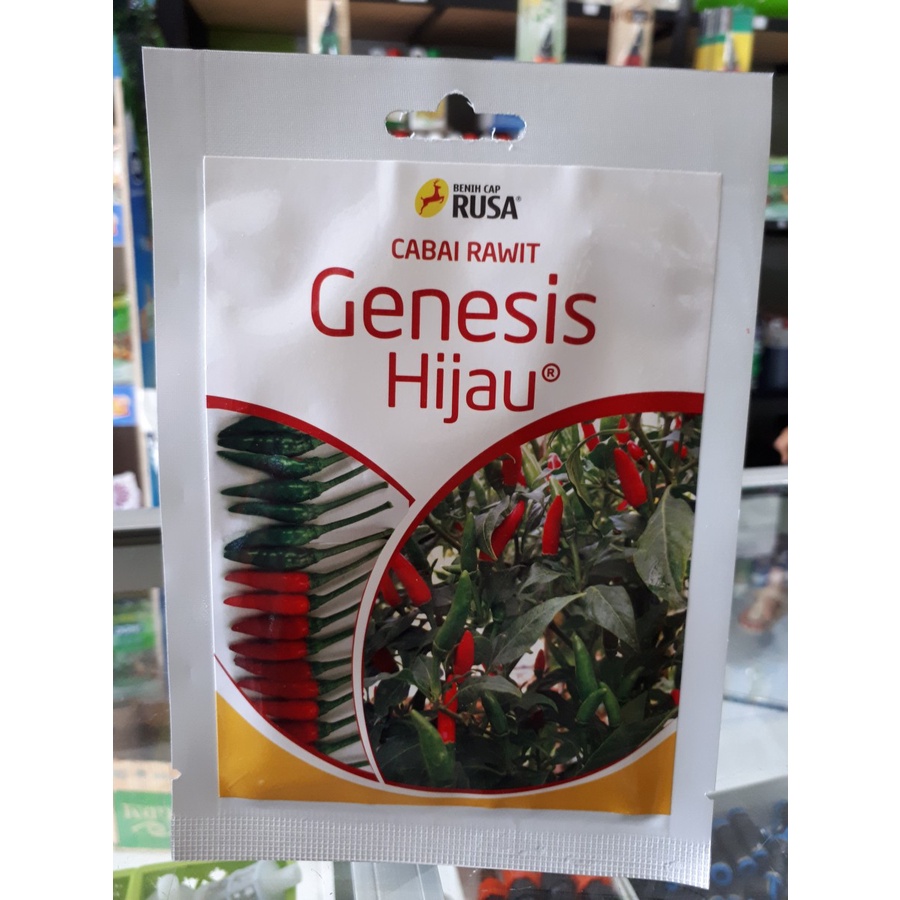 Benih Bibit Cabe Rawit GENESIS HIJAU 10 Gram - Cap Rusa