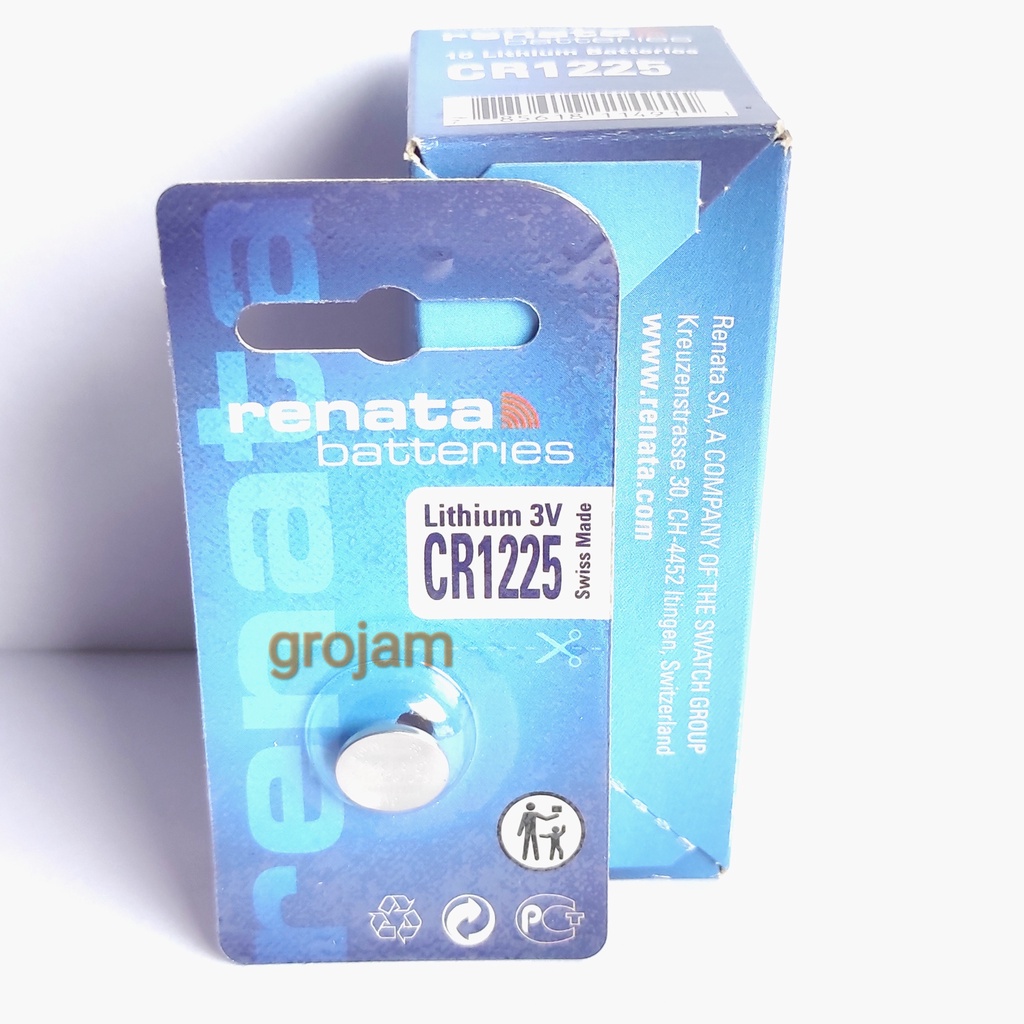 BATERAI RENATA 1220 CR1220 1225 CR1225 1216 CR1216 ORIGINAL