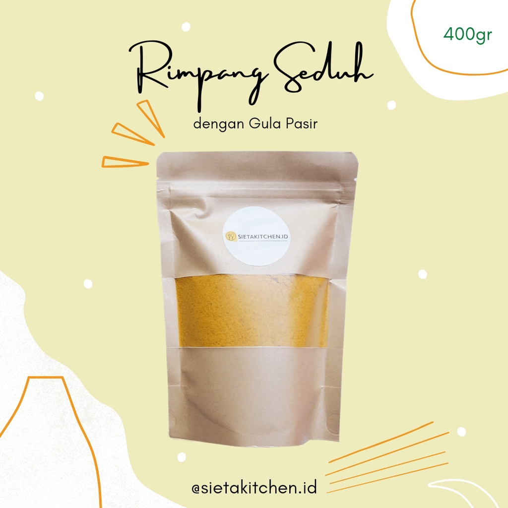 

*sietakitchen.id* 400gr Rimpang Seduh Kunyit, Jahe, Gula Pasir, Gula Aren