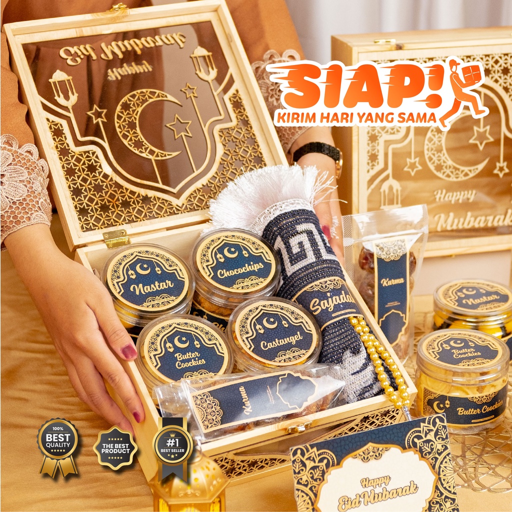 

PARCELLA HAMPERS - MEDINA BOX HAMPERS LEBARAN BOX KAYU PREMIUM KOTAK HAMPERS GIFT BOX