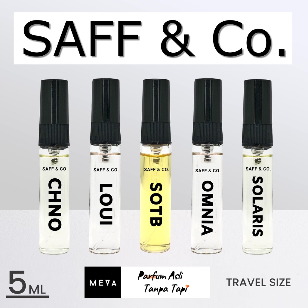 SAFF &amp; Co. | DECANT PARFUME ORIGINAL TRAVEL SIZE 5ml PARFUM CHNO / OMNIA / LOUI / SOLARIS / SOTB