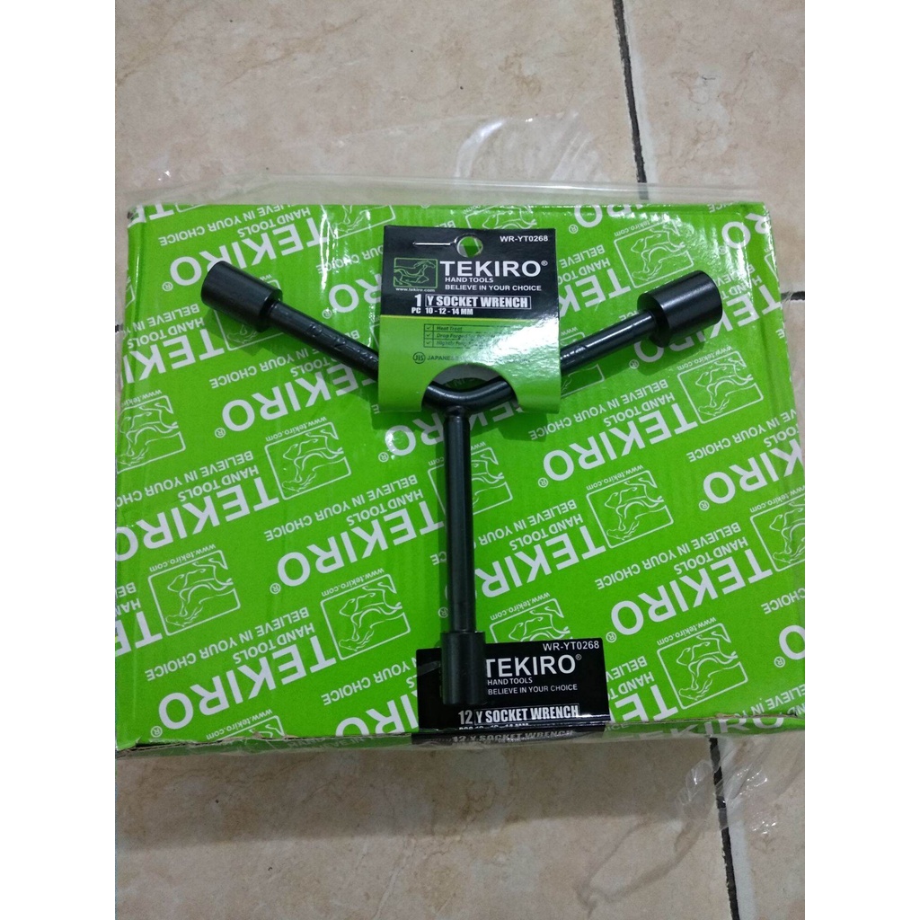 TEKIRO KUNCI SOK Y PENDEK 8-9-10, 8-10-12, 10-12-14, 12-14-17 ORI