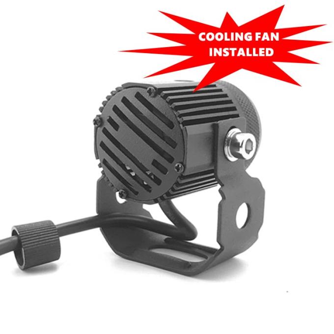 lampu tembak laser motor mobil led d2 mini 2 warna laser foglamp 30w