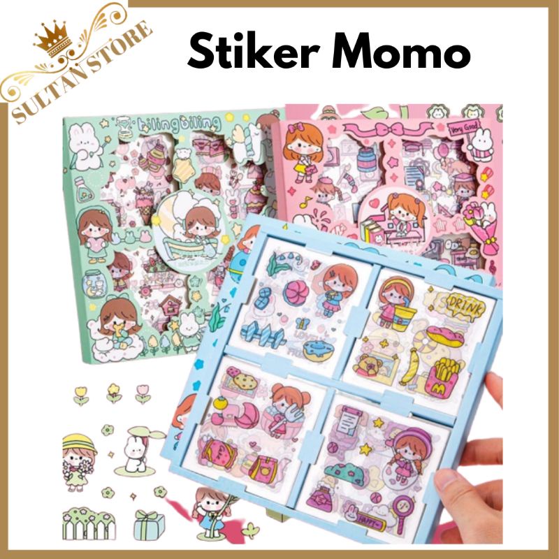 

Stiker Momo 100 Lembar 4 Warna Murah Stiker Korea Stiker Bt21